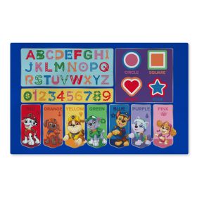 Nickeoldeon Paw Patrol Pups Learn Washable Rug 36x62 inches