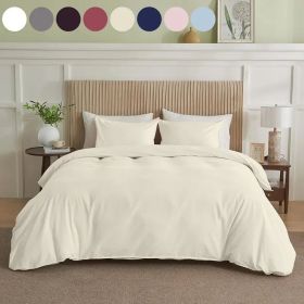 Serta Simply Clean Solid Duvet Cover (Option: W13717993)